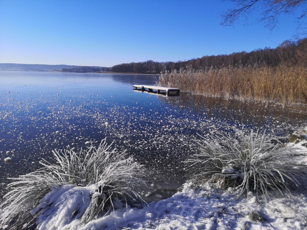 Ferienwohnung Am Sternhagener See Lindenhagen Bagian luar foto